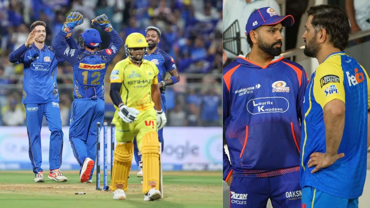 CSK vs MI: Rohit Sharma and MS Dhoni