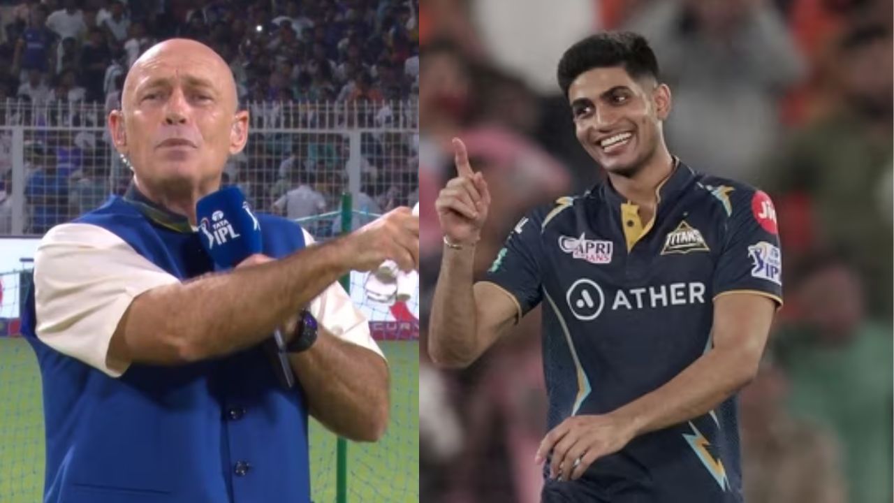 Danny Morrison and Shubman Gill