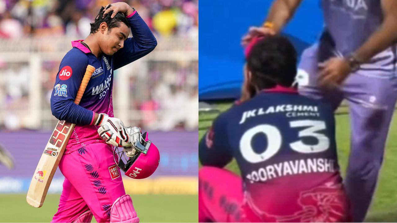 Vaibhav Suryavanshi was spotted crying