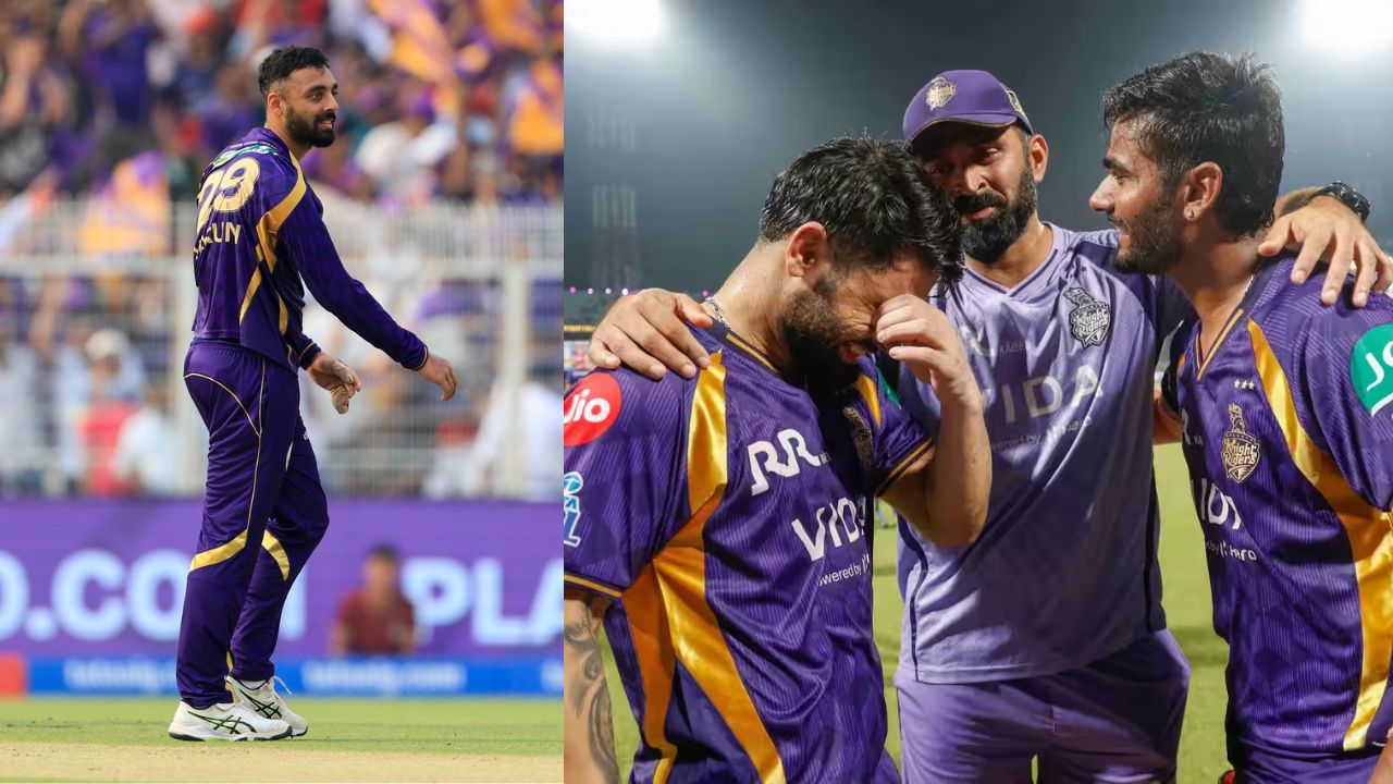 Kolkata knight riders dressing room get emotionl after first victory of season: Varun Chakravarthy