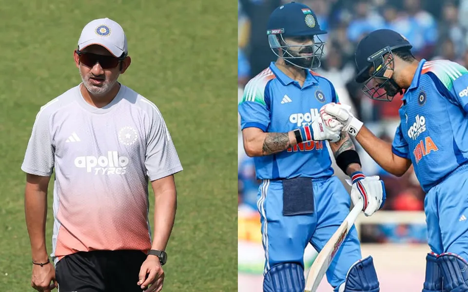 Gautam Gambhir And Rohit Sharma With Virat Kohli 1