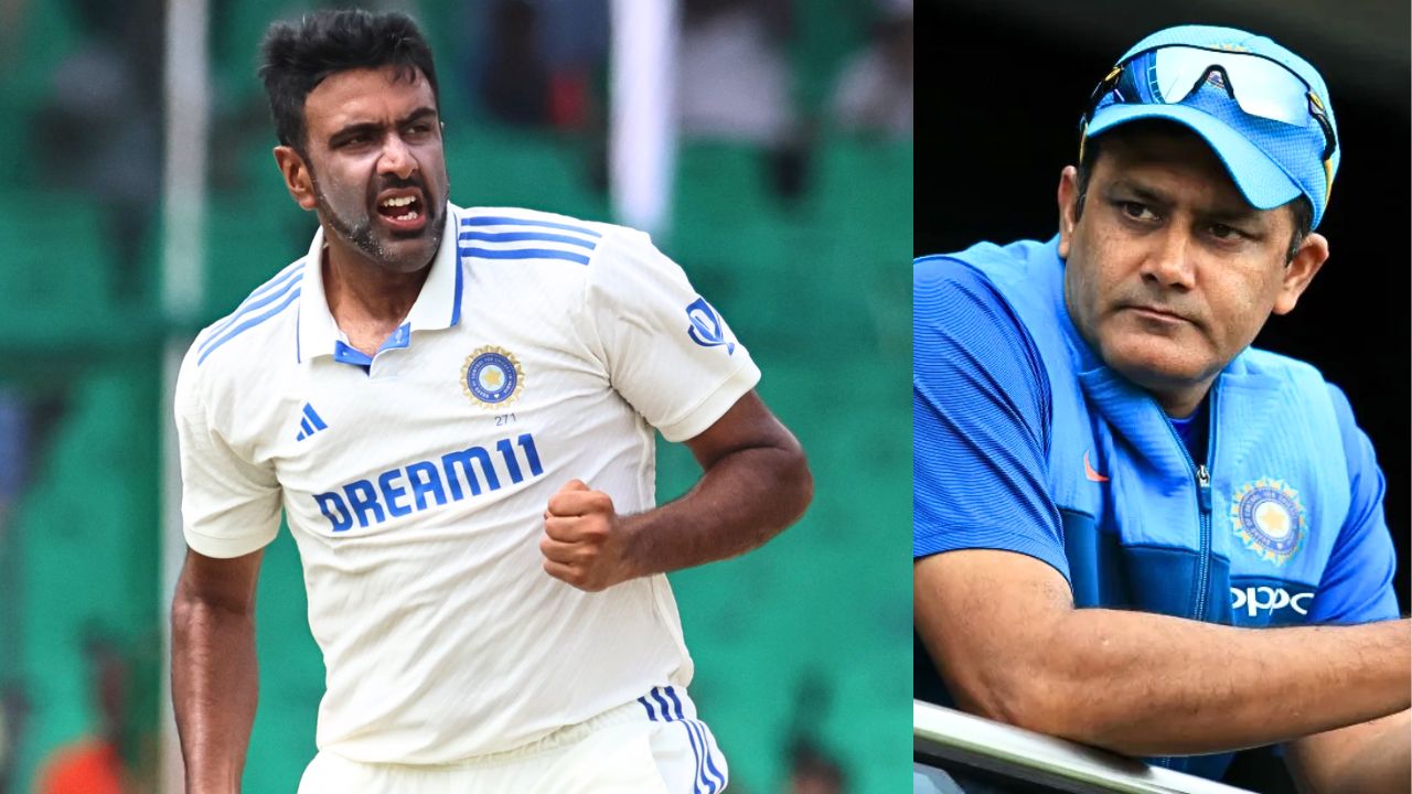 IND vs BAN 2nd Test R Ashwin Breaks Anil Kumble Record India vs Bangladesh