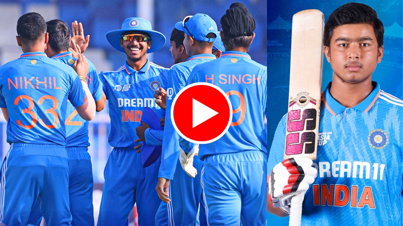 India Into the U-19 Asia Cup Final POTM Vaibhav Suryavanshi