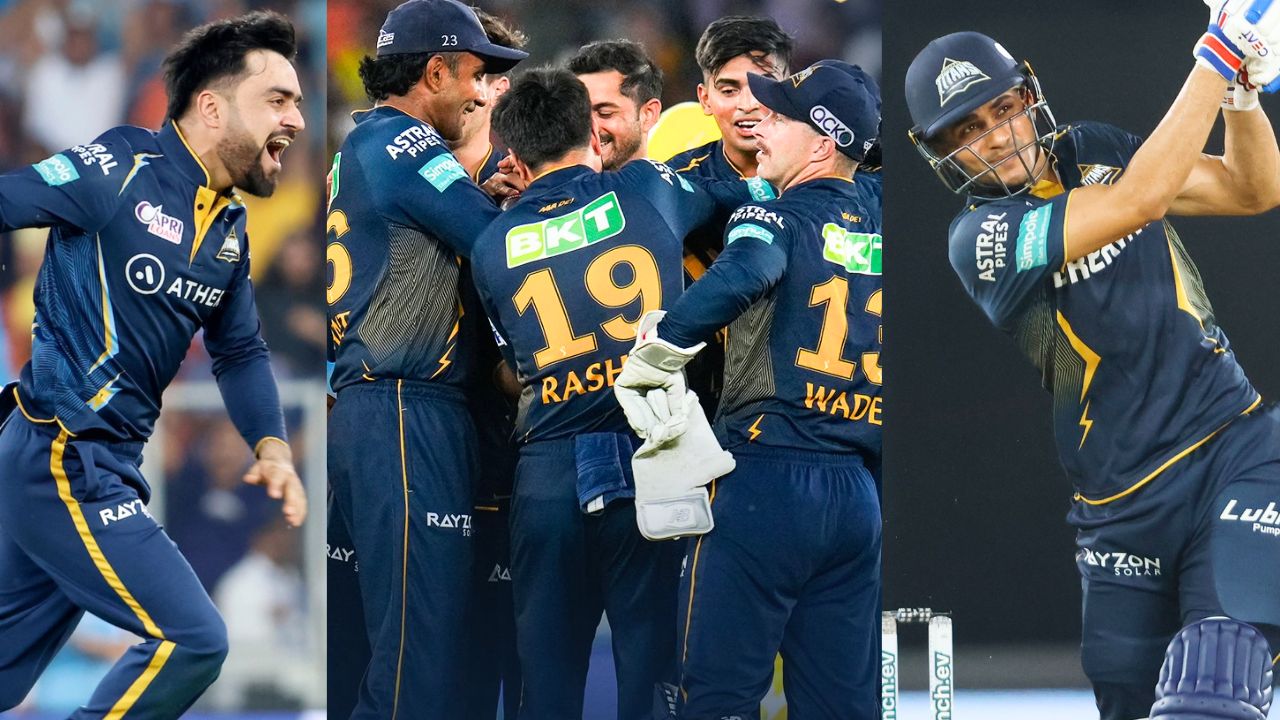 GUJARAT TITANS RETAIN 5 PLAYERS Shubman Gill Rashid Khan Mohammed Shami
