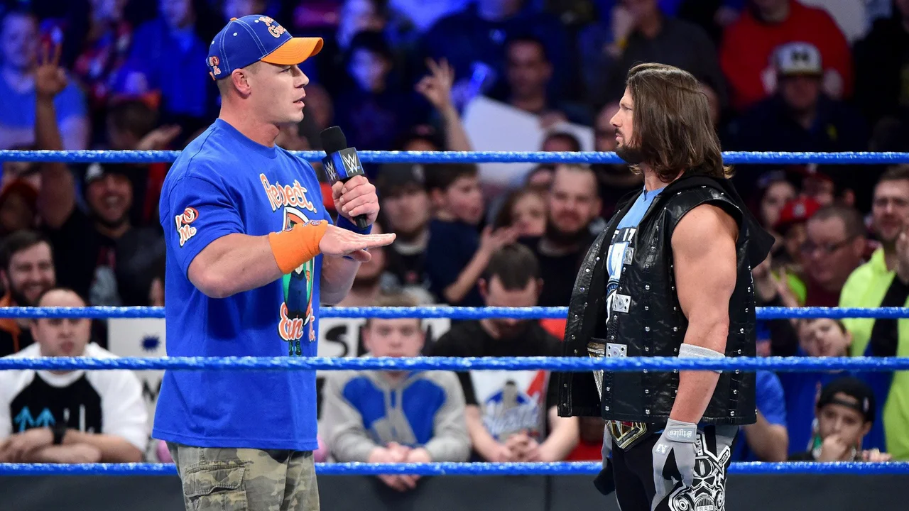 AJ Styles John Cena AJ Styles John Cena