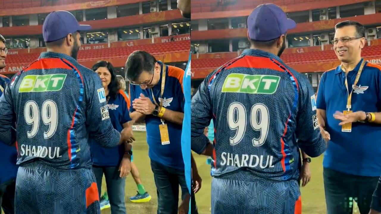 Sanjiv Goenka bows to Shardul Thakur