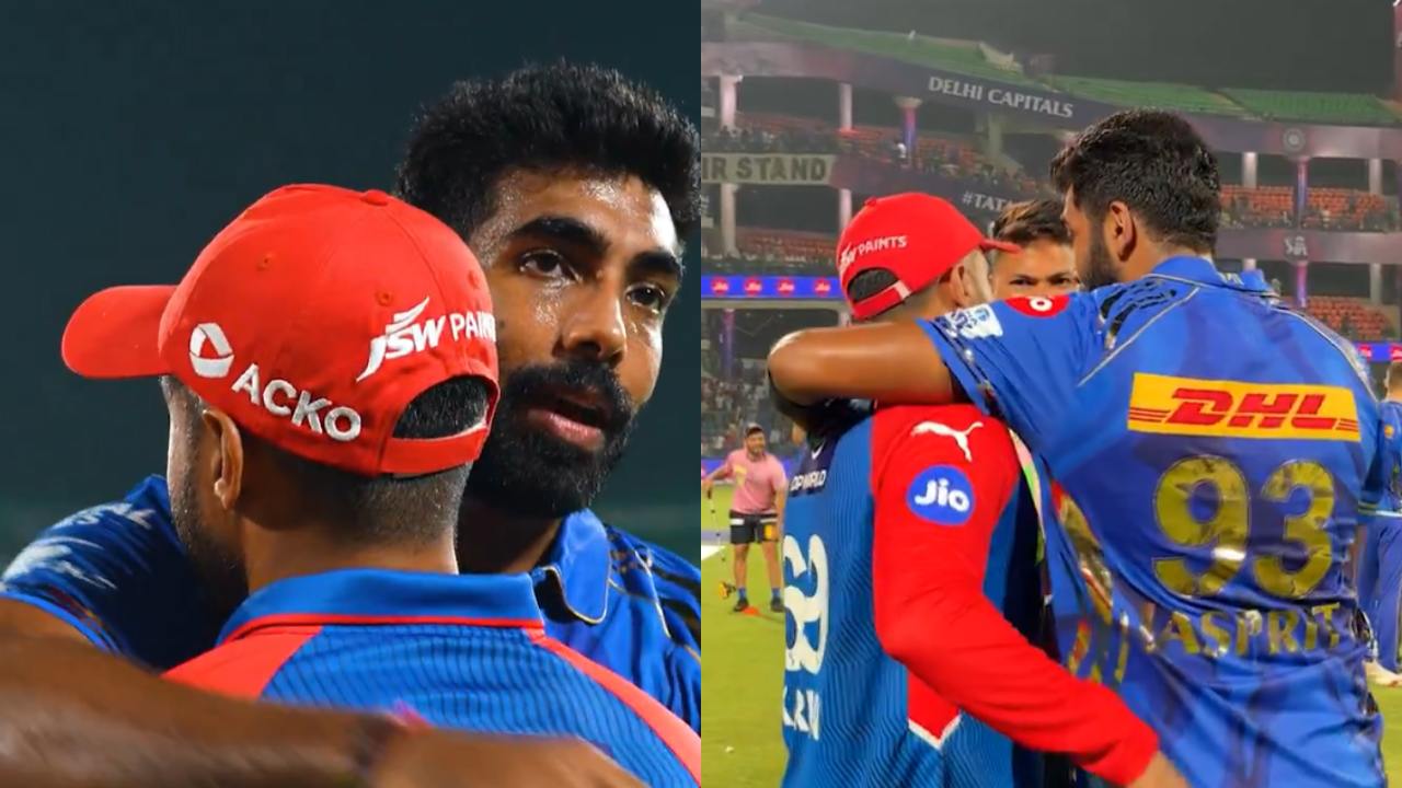 IPL 2025 Jasprit Bumrah and Karun Nair hugged each other after verbal fight
