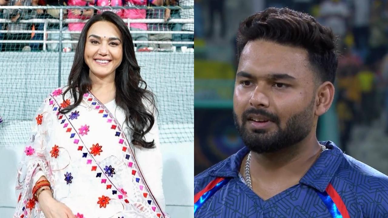 IPL 2025 Preity Zinta and Rishabh Pant