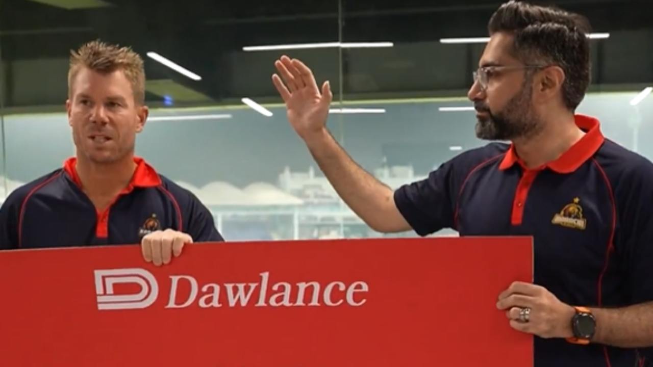 David Warner PSL Award People Make Fun