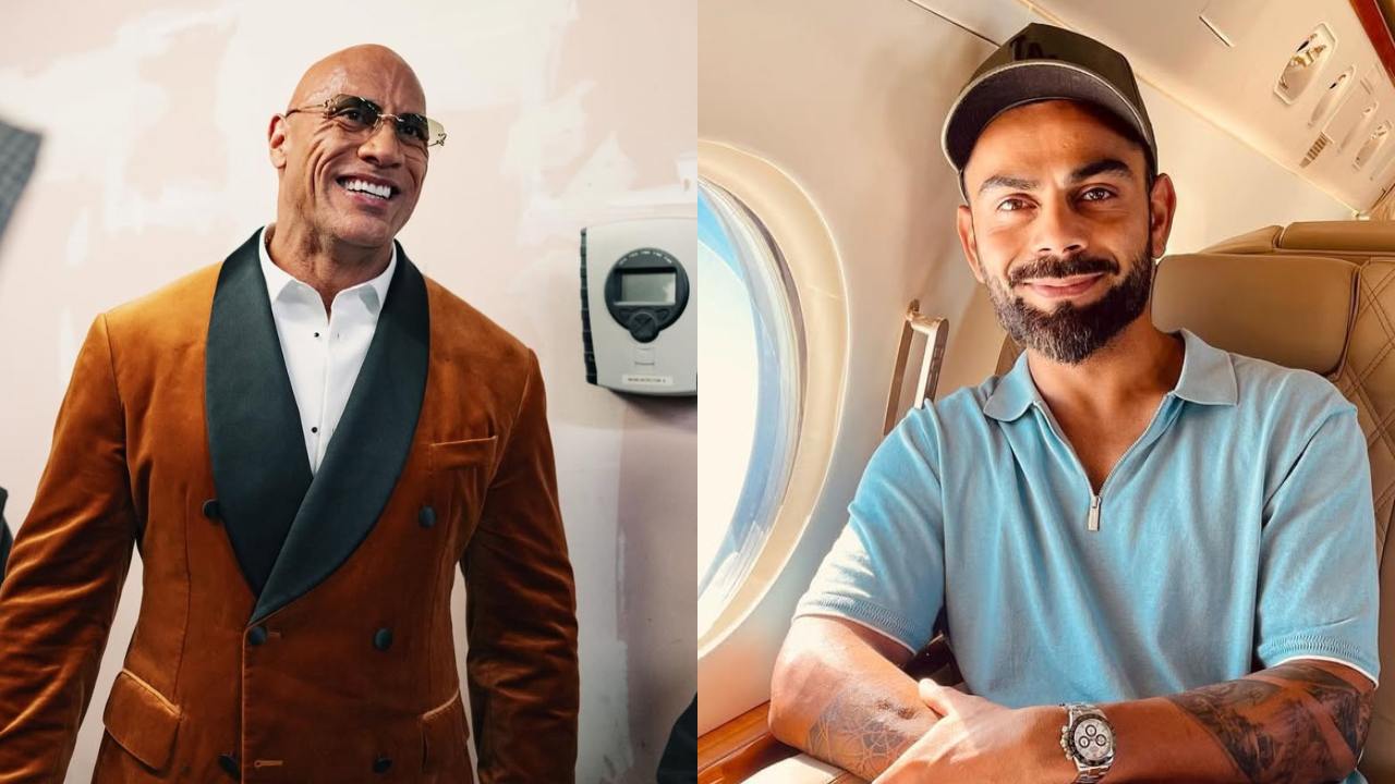The Rock and Virat Kohli