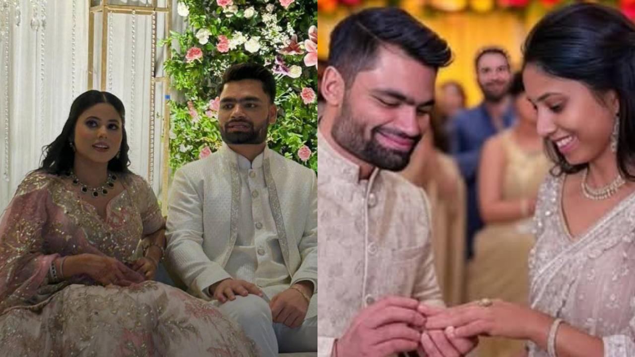 Rinku Singh and Priya Saroj Engagement