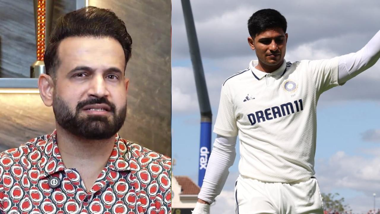 Irfan Pathan and  Shubman Gill