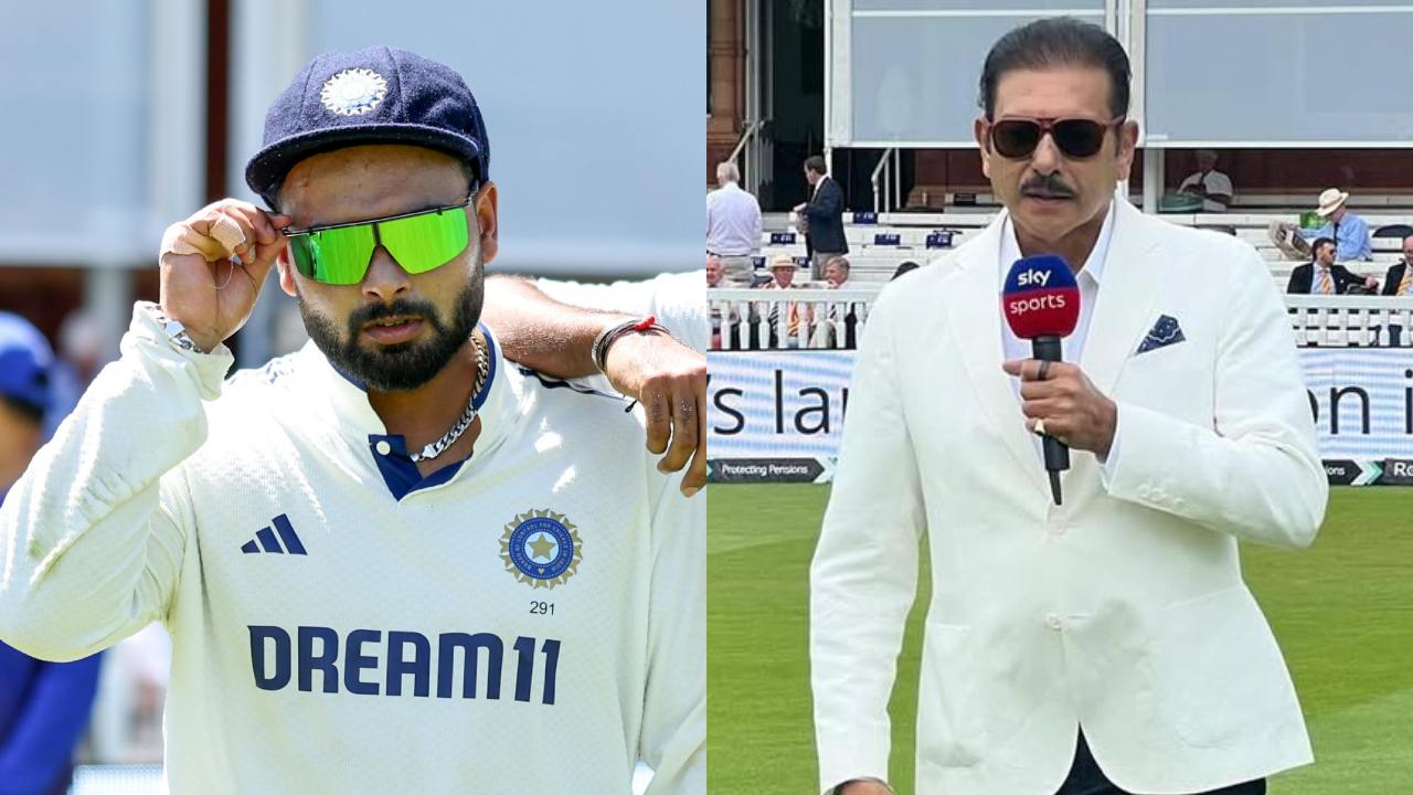 Rishabh Pant and Ravi Shastri
