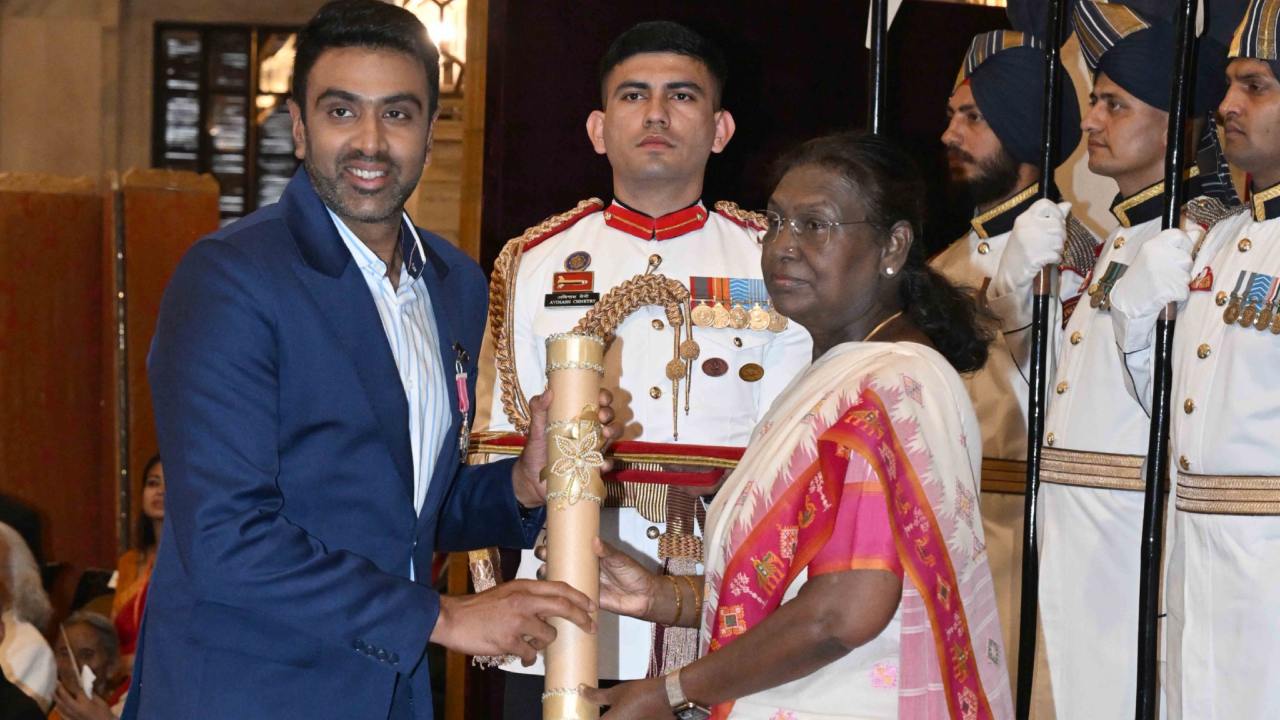 Ravichandran Ashwin received prestigious Padma Shri award
