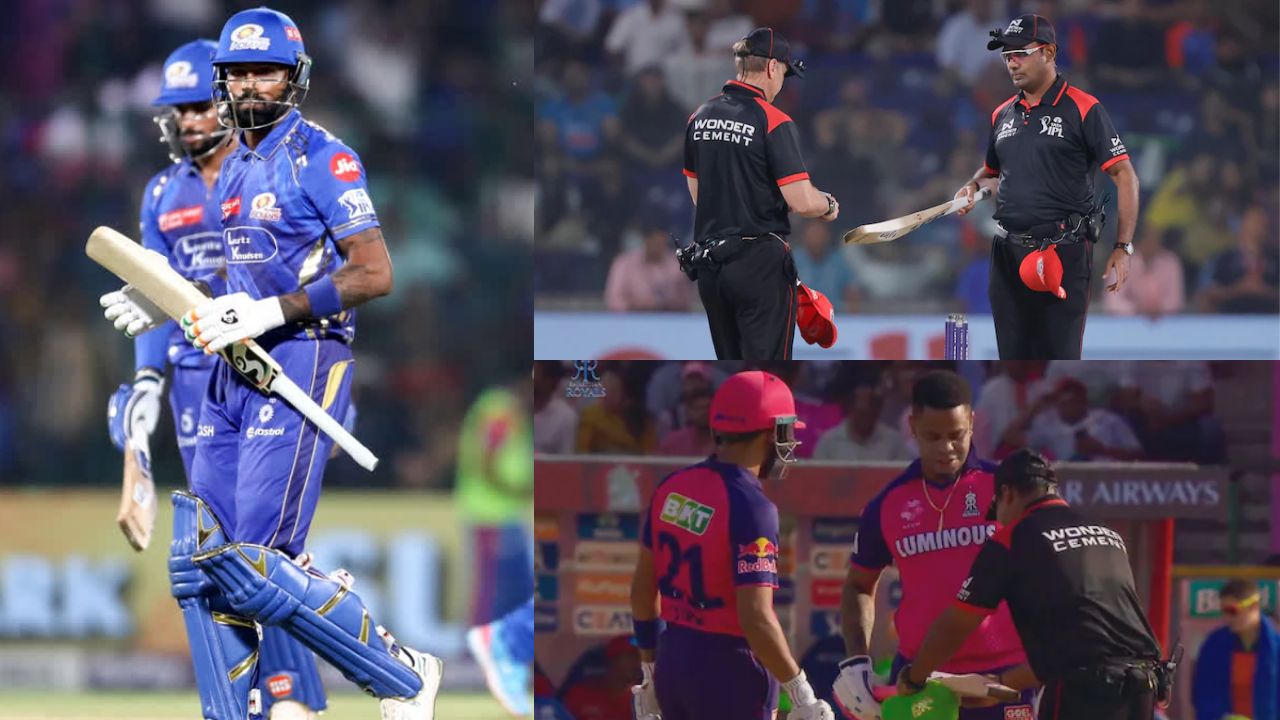 Cricket Bat के ये खास नियम आज ही जान लें! क्यों हो रहे है IPL 2025 मे सबके बैट चेक