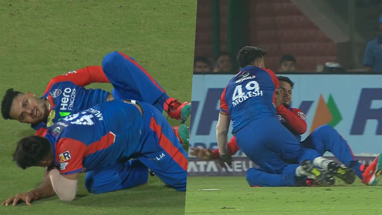 Delhi Capitals Players Collided