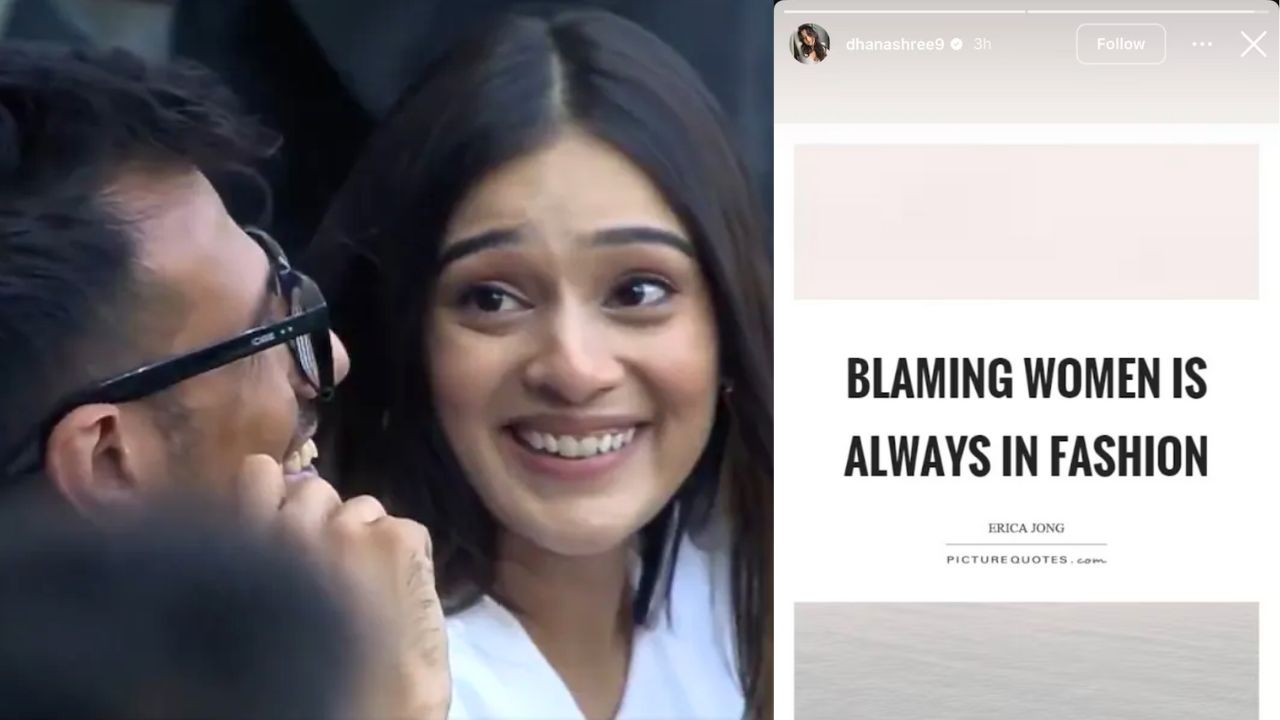 Dhanashree Verma Instagram Story After Yuzvendra Chahal And RJ Mahvash Seen Together