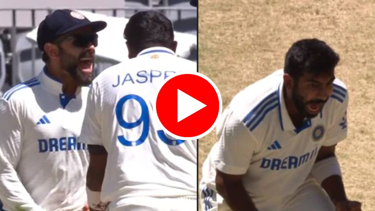 Wide Fire Reaction of Virat Kohli on Jasprit Bumrah Took Wicket of Travis Head