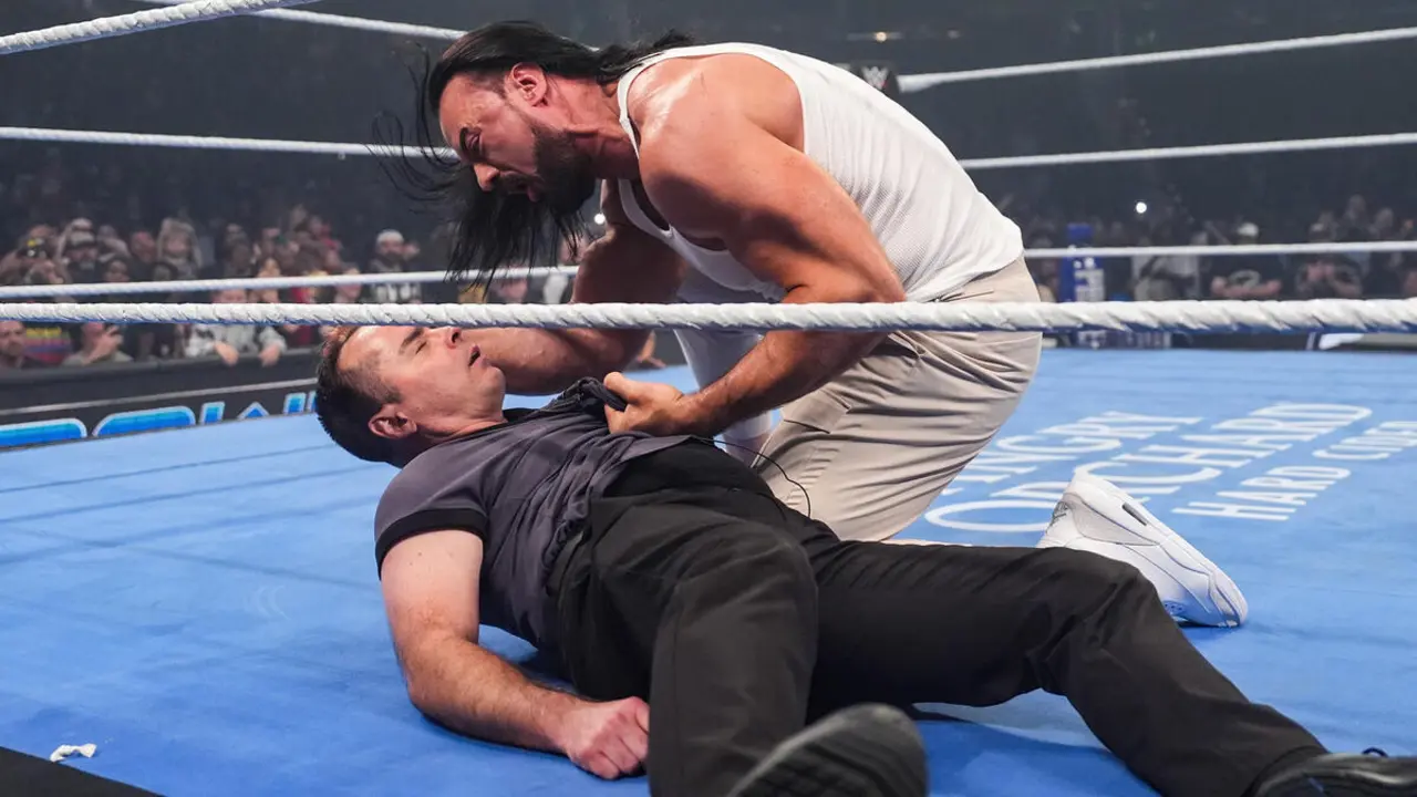 Drew McIntyre Attacks Referee