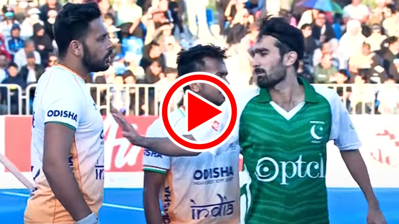 Heated Moments in Close India vs Pakistan Match Fight Asian Champions Trophy 2024 Hockey
