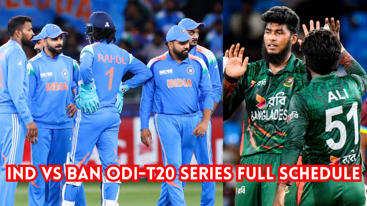 IND Vs BAN Schedule BCCI Announce India Tour Of Bangladesh 2025 Match Dates For ODI T20I Series