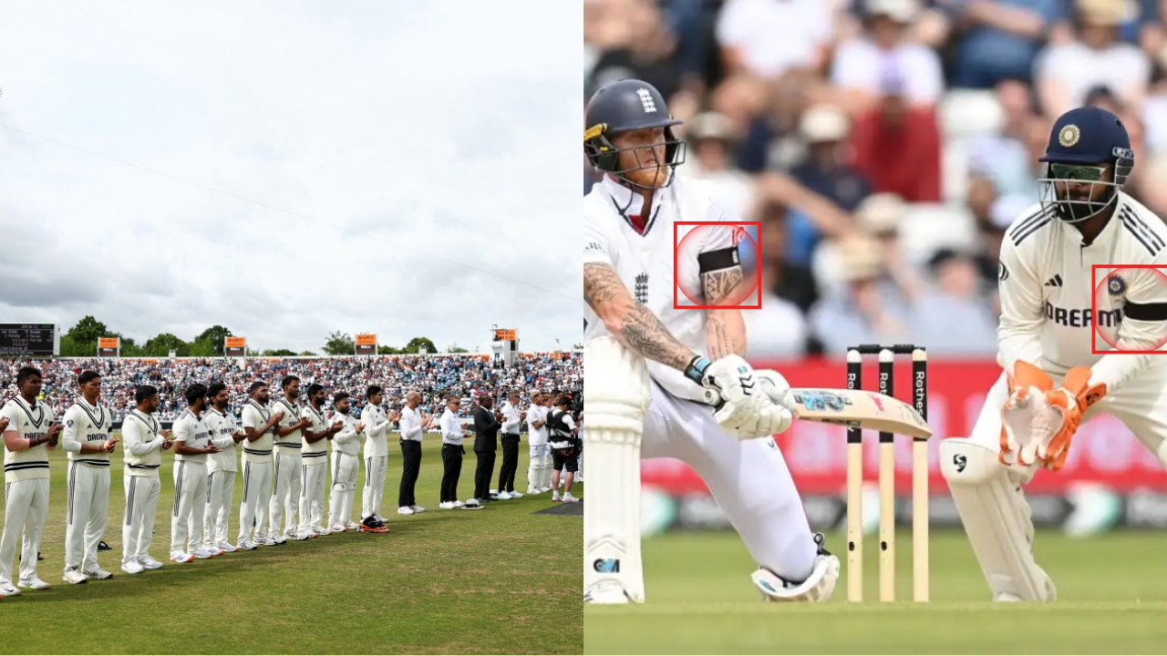 IND Vs ENG Black Arm Band