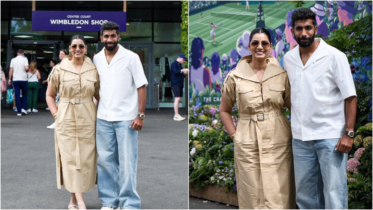 Jasprit Bumrah At Wimbeldon