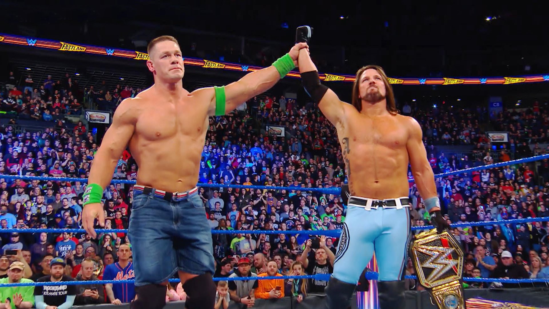 John Cena And AJ Styles John Cena And AJ Styles