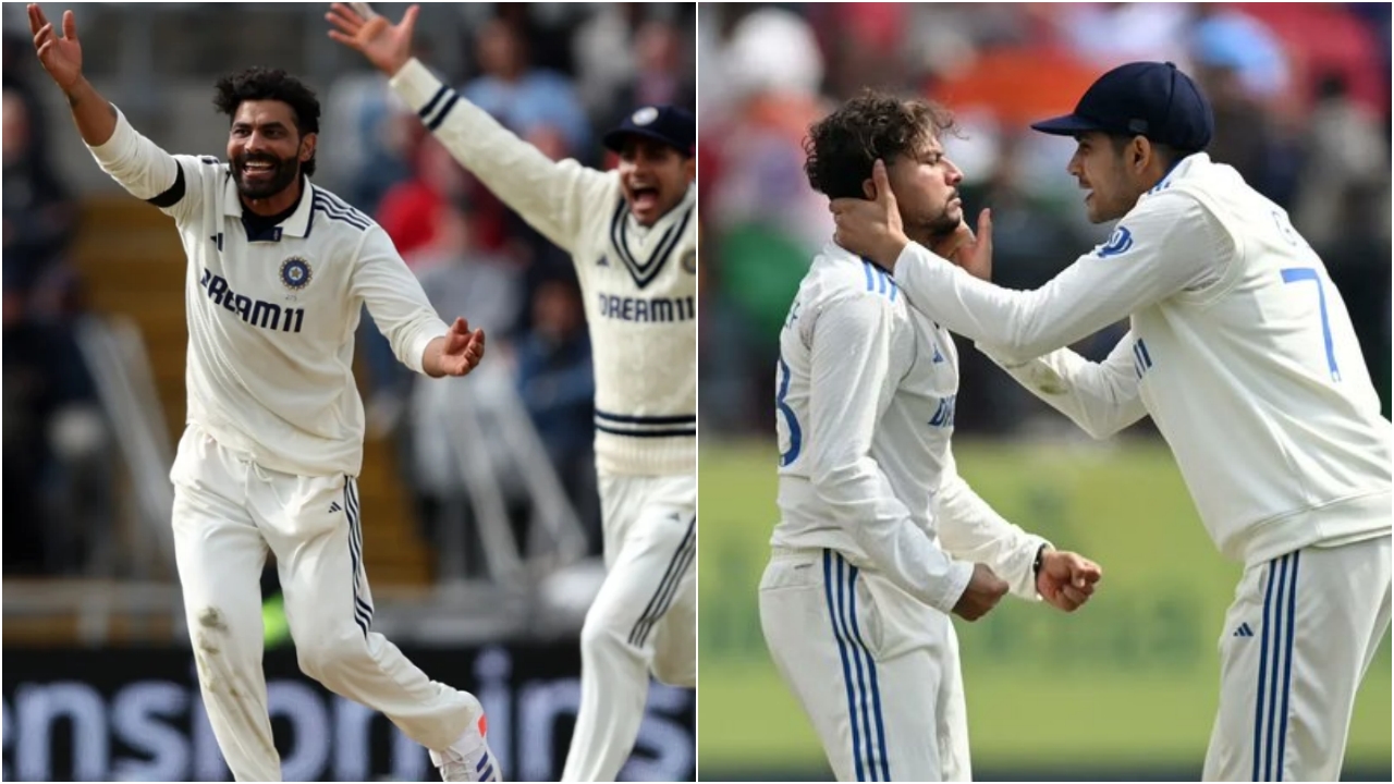Kuldeep Yadav and Ravindra Jadeja