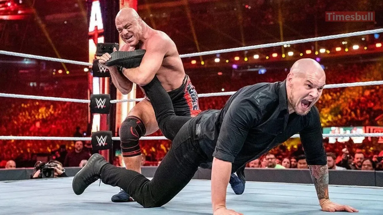 Kurt Angle And Baron Corbin Kurt Angle And Baron Corbin