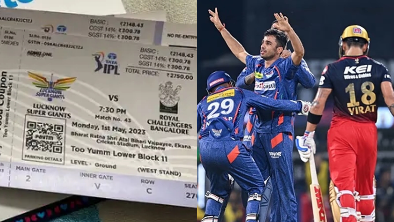 LSG Vs RCB Match Tickets 1