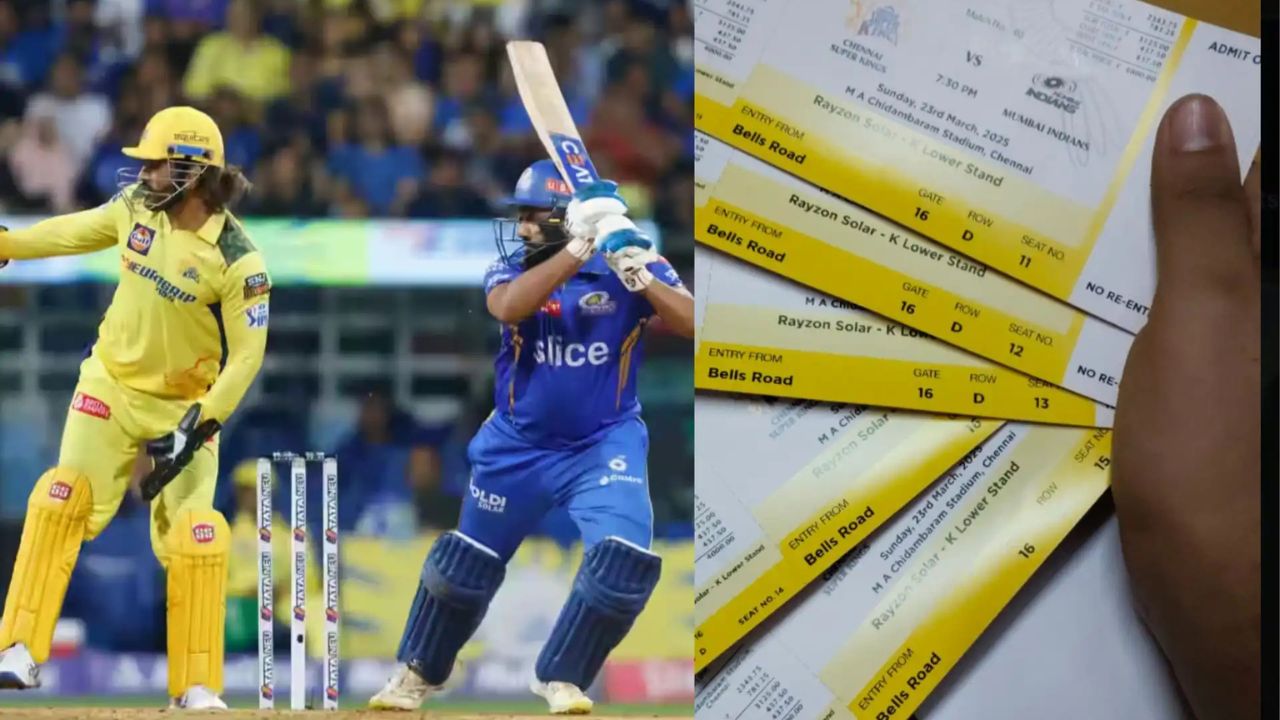 MI Vs CSK Match Tickets