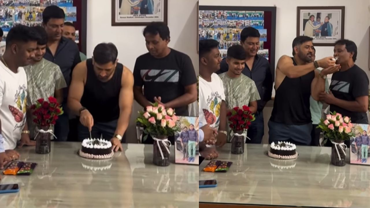 MS Dhoni Birthday Celebration With Friends