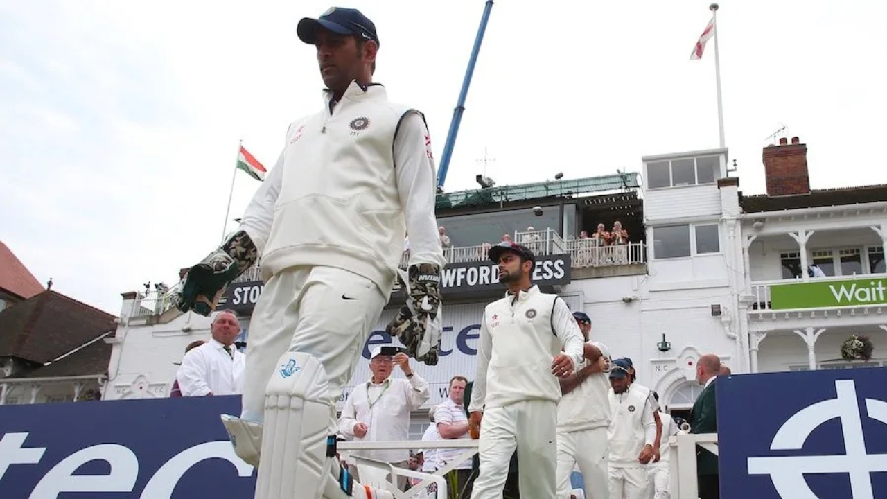 MS Dhoni Retired From Tests OTD In 2014