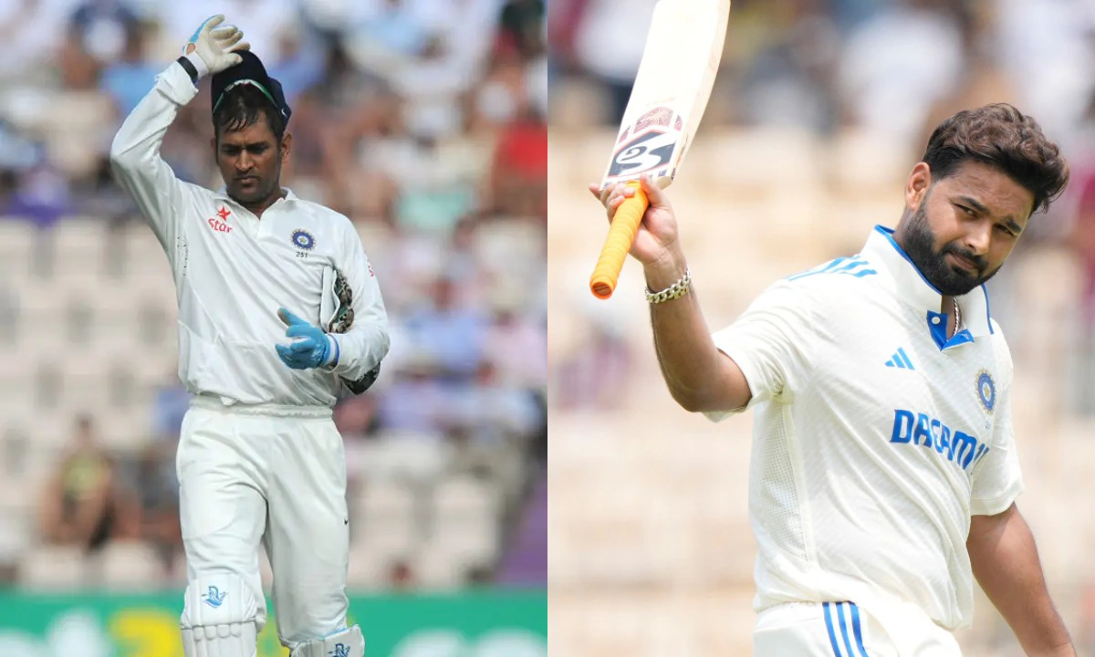 ms dhoni vs rishabh pant test stats comparision