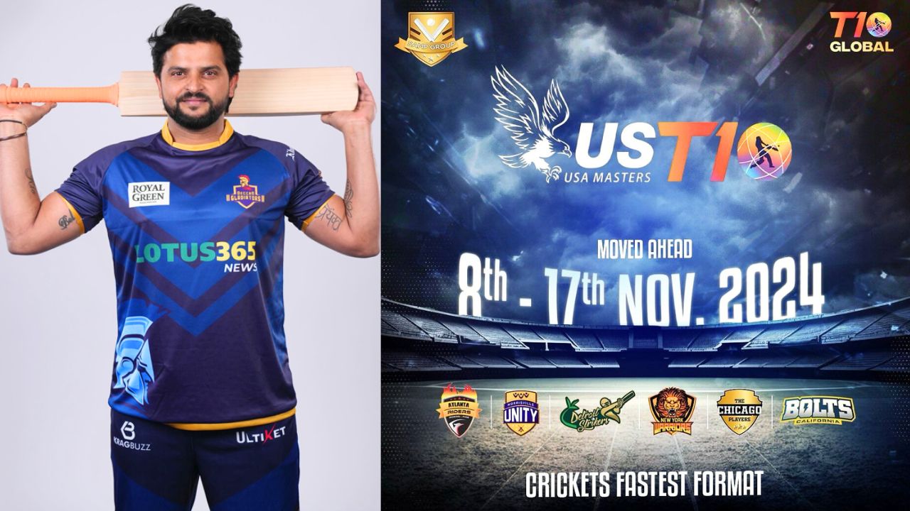 US Masters T10 Season 2 All Team Squads Updates Suresh Raina Harbhajan Singh Dwayne Bravo