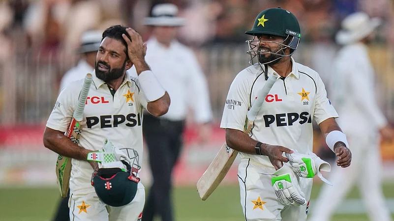 Pakistan Vs South Africa 2nd Test Day 3 Babar Rizwan Pakistan Vs South Africa 2nd Test Day 3 Babar Rizwan