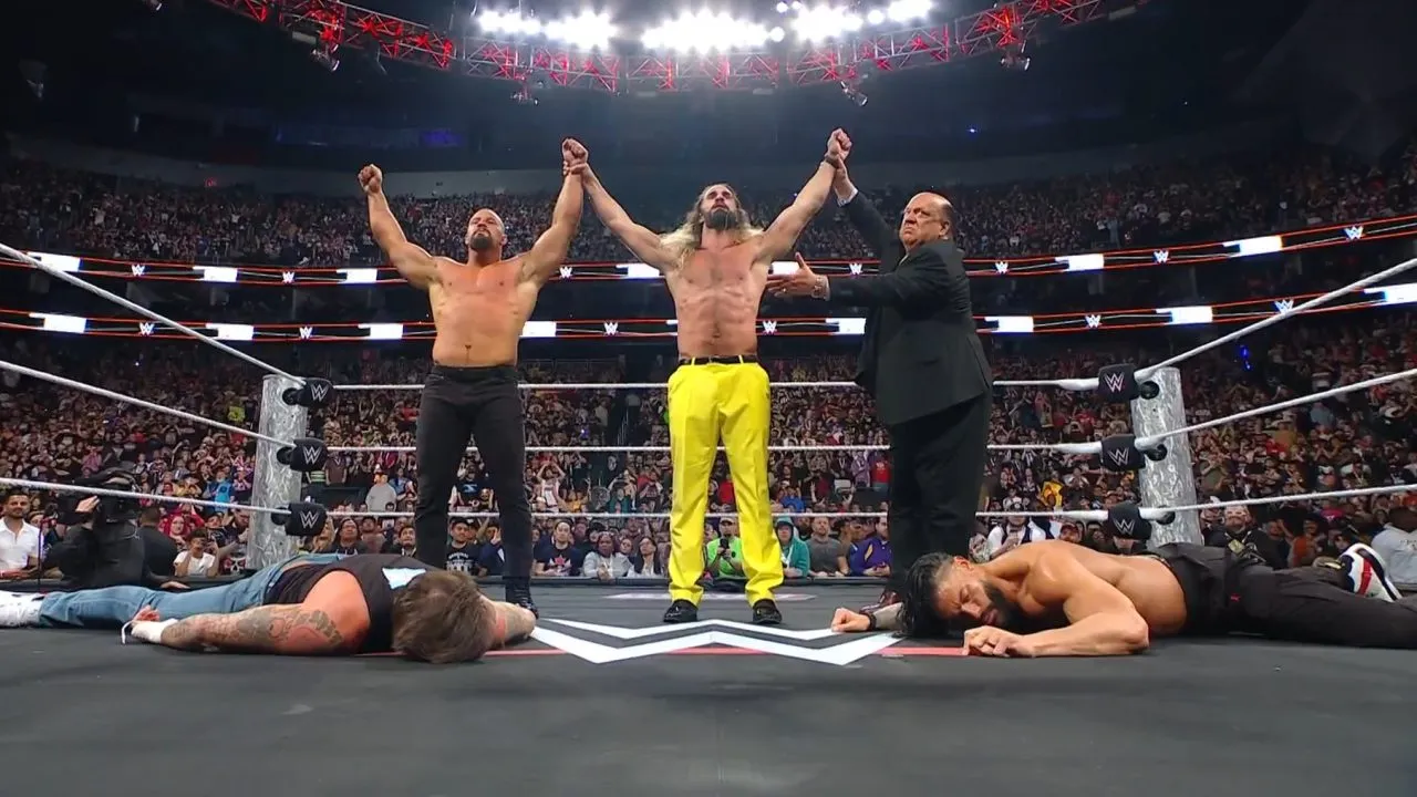 Paul Heyman Seth Rollins Bron Breakker E1745291171512 1 