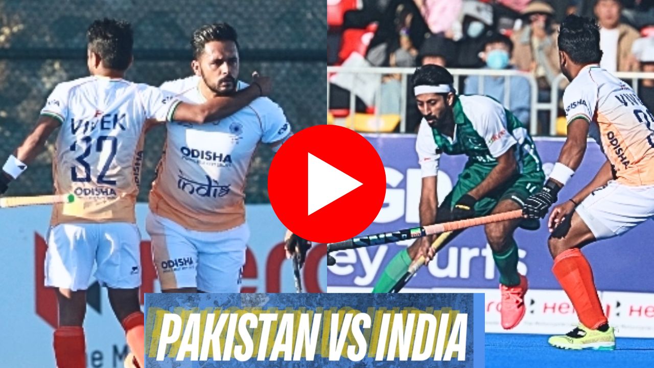 Asian Champions Trophy 2024 India vs Pakistan Hockey Match Highlights Harmanpreet Singh Double Goal