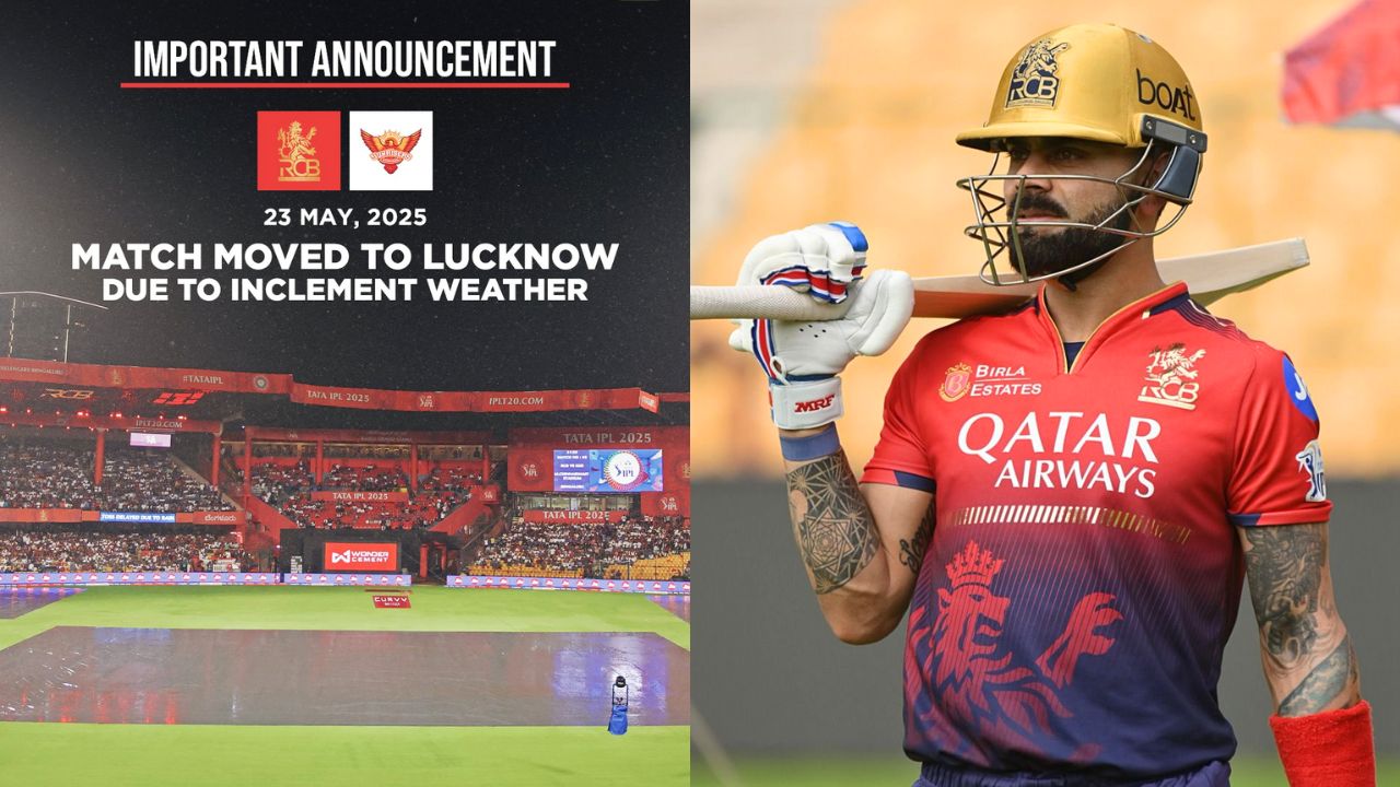 RCB Vs SRH Moved Out Of Bengaluru Lucknow Is New Venue