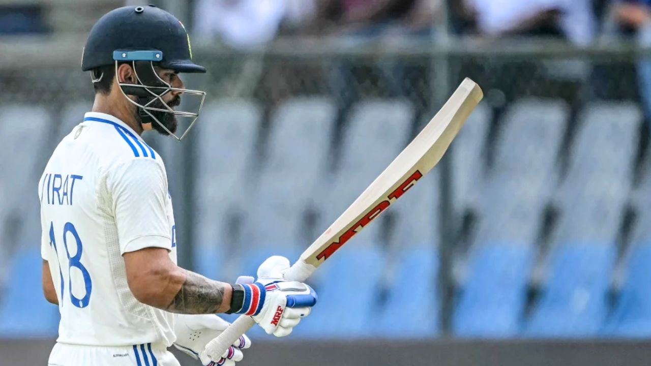 IND vs NZ 3rd Test Match Virat Kohli Flop Again in Mumbai Test
