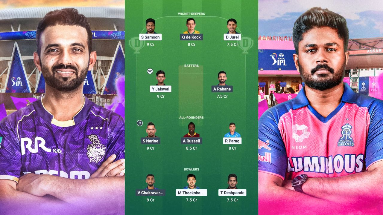RR Vs KKR DREAM 11 TEAM AND FANTASY PREDICTION