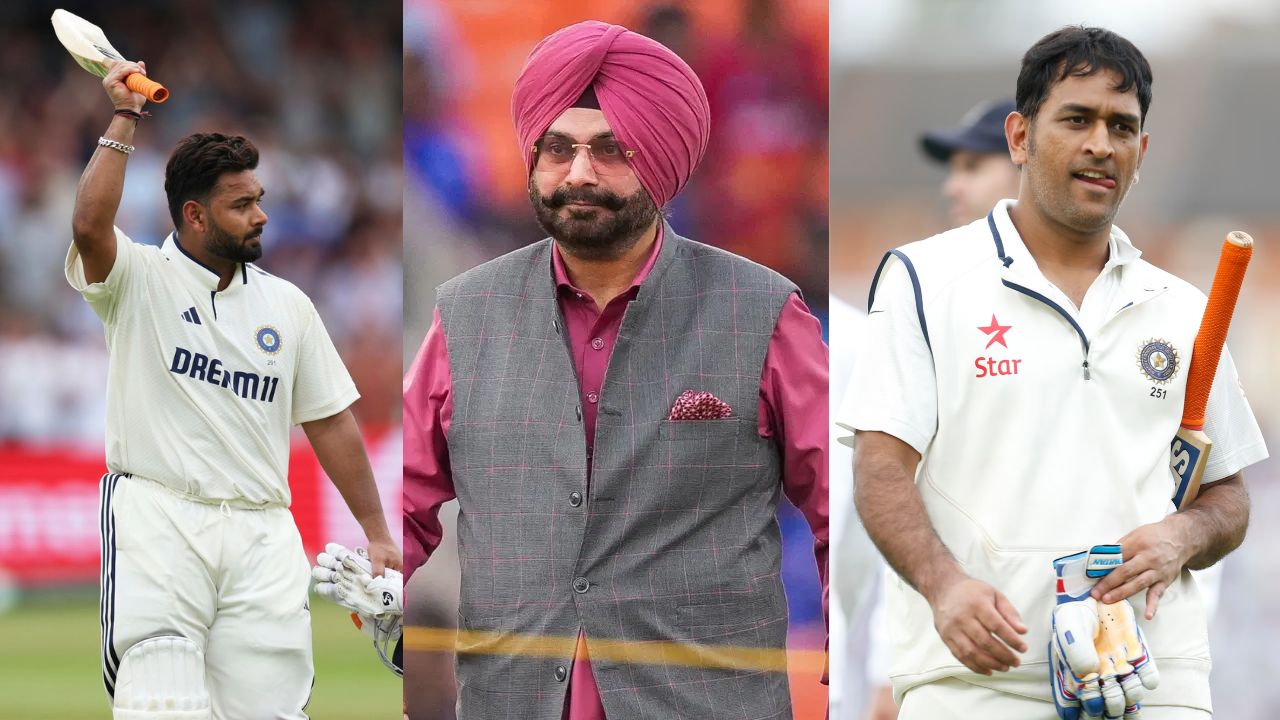 Rishabh Pant Siddhu And Dhoni