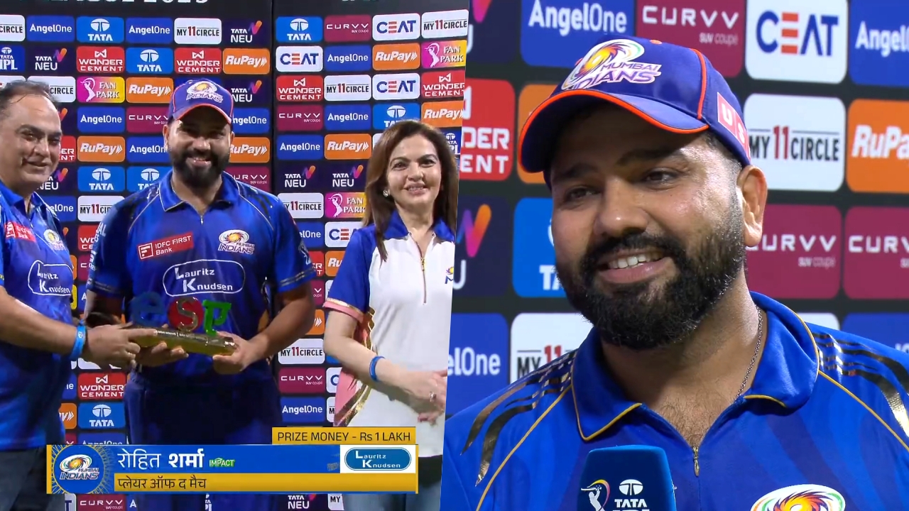 Rohit Sharma Man Of The Match