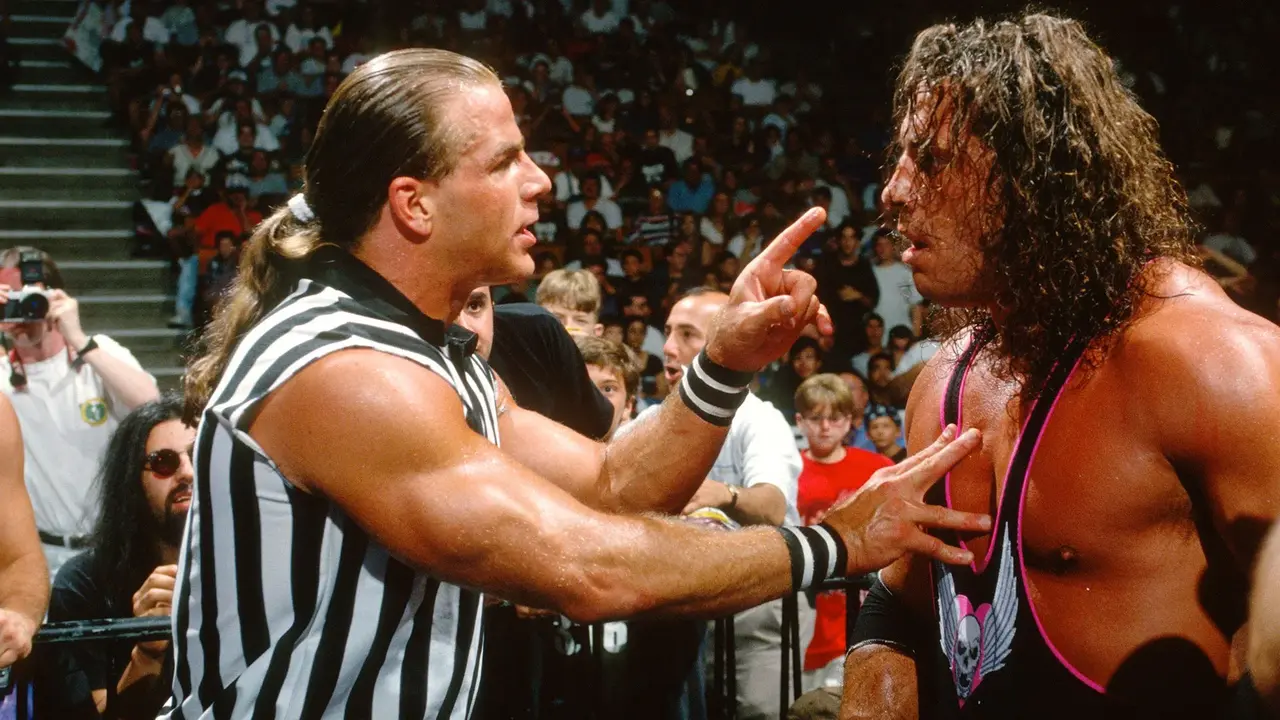 Shawn Michaels Bret Hart 1 