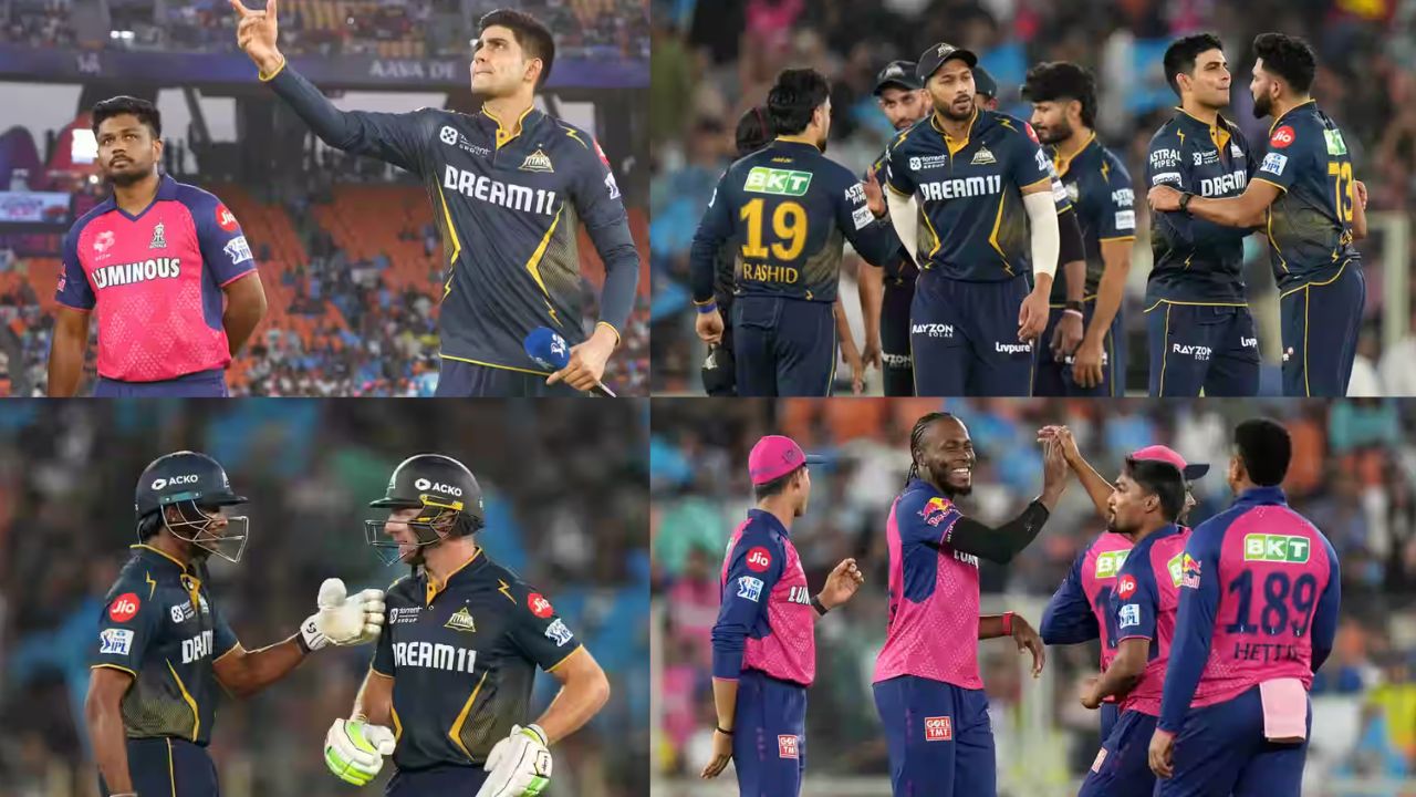 IPL 2025 23rd Match GT vs RR Highlights Sai Sudharsan Prasidh Krishna