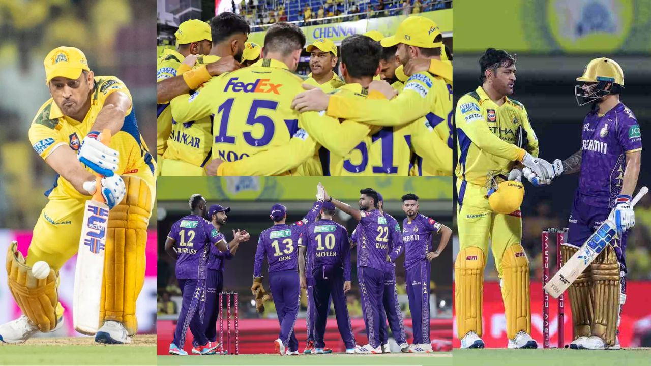 IPL 2025 25th Match CSK vs KKR Highlights MS Dhoni Holds Chennai Super Kings Captaincy After 683 days