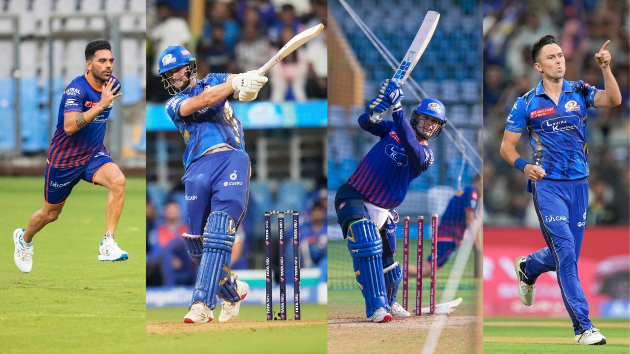 4 Flop Players of Mumbai Indians in IPL 2025 Deepak Chahar Ryan Rickelton Will Jacks Trent Boult