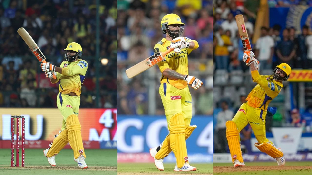 Ravindra Jadeja Hits IPL 2025 Longest Six Against Royal Challengers Bengaluru in RCB vs cSK Match