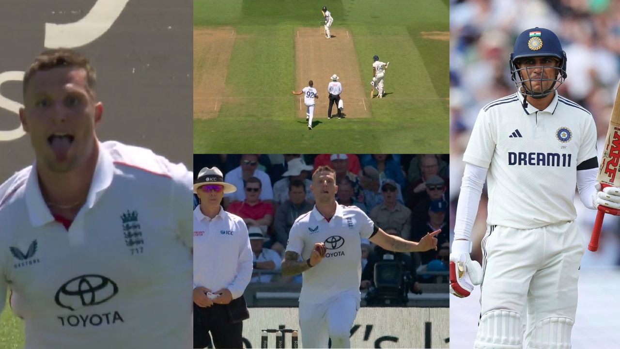Brydon Carse Distracts Shubman Gill With With Bizarre No Ball Signal in IND vs ENG Edgbaston Test